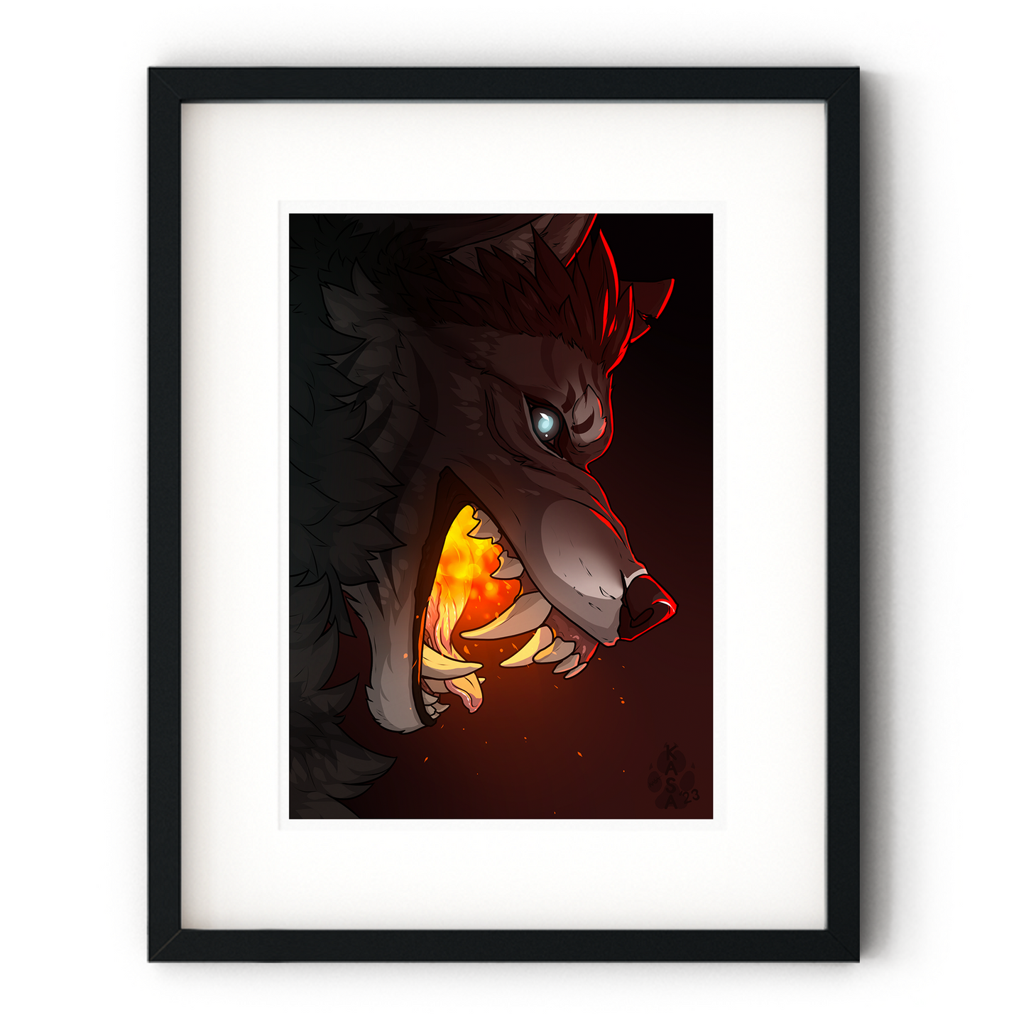 Digital Art: Kasa the Dog