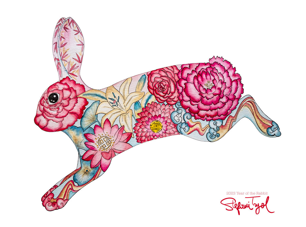 2023 Year of the Rabbit Art Contest Winner: Rabbit – Ki'ikau Printers